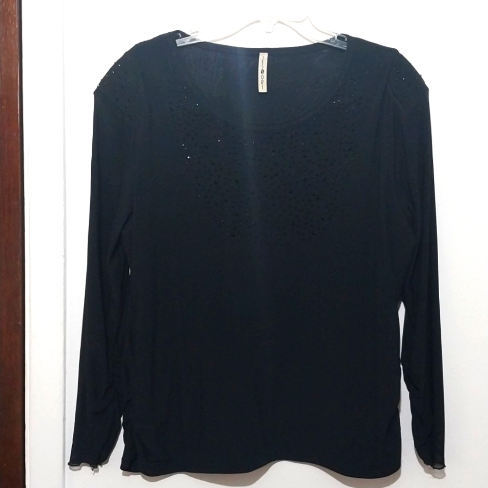 TESSORI Beaded front Blouse